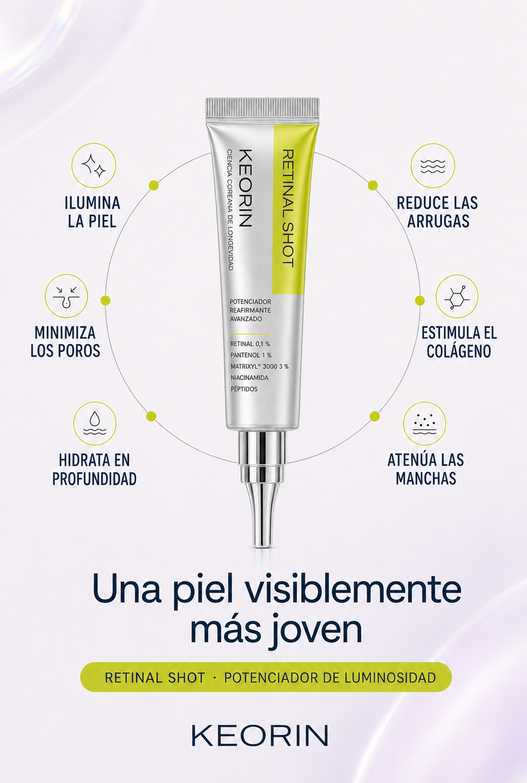 KEORIN Retinal Shot - beneficios